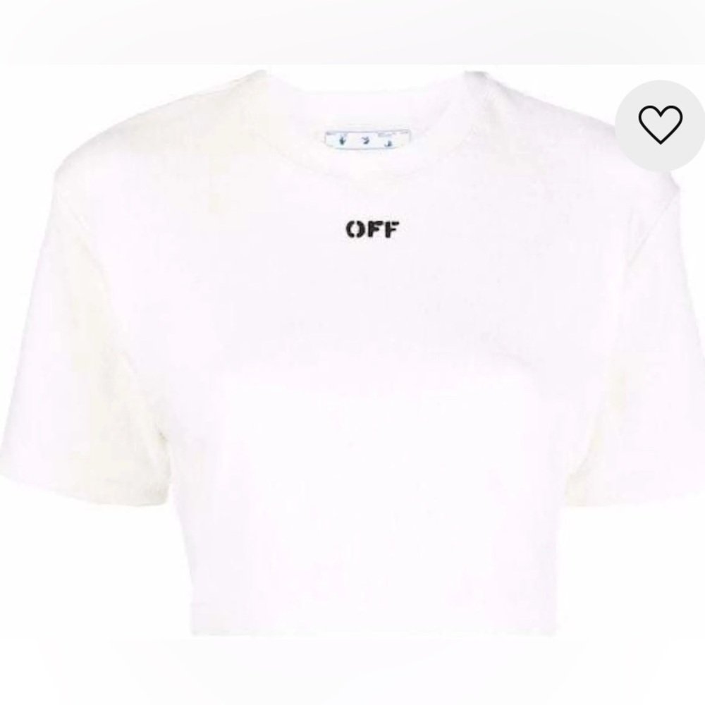 Off-White Crop Top